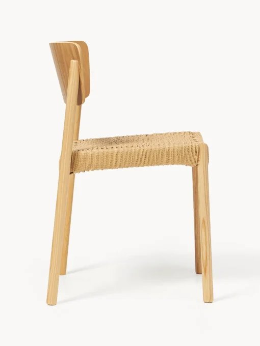 Sillas De Madera|Sillas>Westwing Collection Sillas de madera y ratán Danny, 2 uds. Madera de haya, beige
