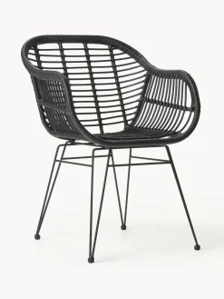 Discount Sillas de ratán con reposabrazos Costa, 2 uds. Sillas De Jardín|Sillas De Jardí­N