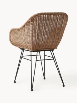 Online Sillas de ratán con reposabrazos Costa, 2 uds. Sillas De Jardín|Sillas De JardíN