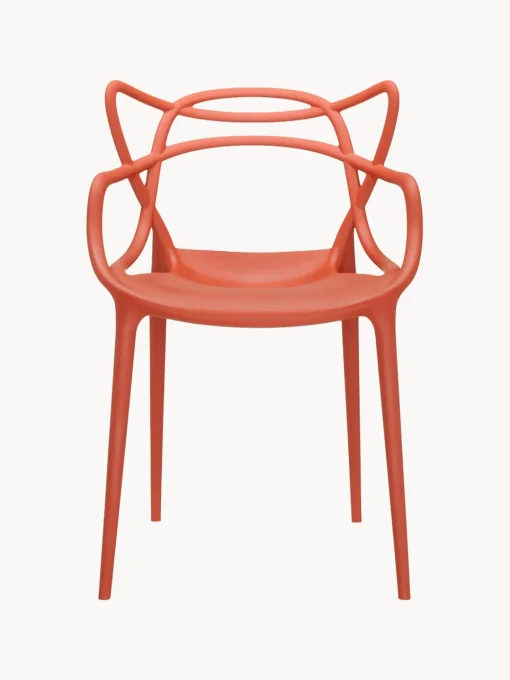 Sillas De Jardín|Sillas Con Reposabrazos>Kartell Sillas Masters, 2 uds. Naranja