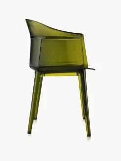 Sillas De Jardín|Sillas De Jardí­N></noscript>Kartell Sillas para exterior Papyrus (2 uds.) Verde oliva transparente