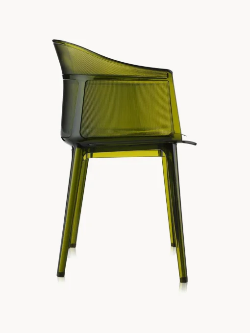 Sillas De Jardín|Sillas De Jardí­N>Kartell Sillas para exterior Papyrus (2 uds.) Verde oliva transparente