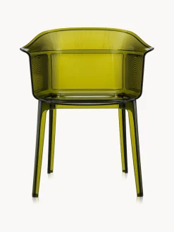 Sillas De Jardín|Sillas De Jardí­N></noscript>Kartell Sillas para exterior Papyrus (2 uds.) Verde oliva transparente