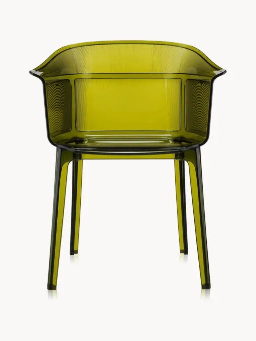 Sillas De Jardín|Sillas De Jardí­N>Kartell Sillas para exterior Papyrus (2 uds.) Verde oliva transparente