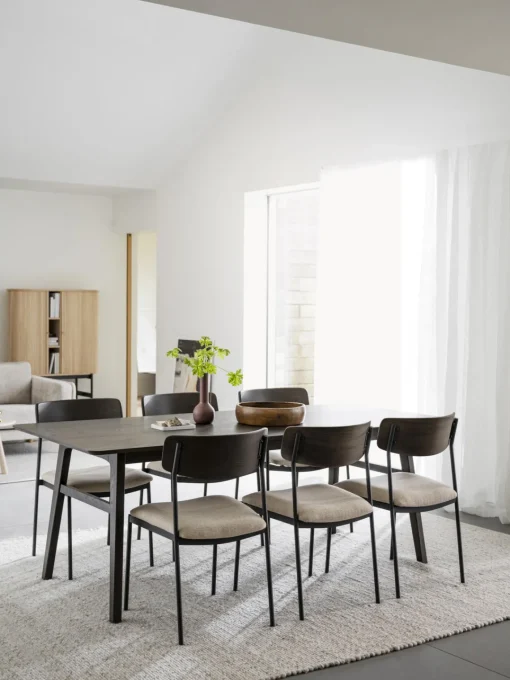 Clearance Sillas tapizadas de madera de roble Maymont, 2 uds. Sillas