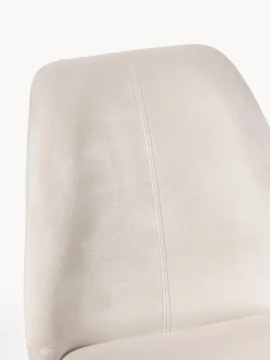 Sillas></noscript> Sillas tapizadas de terciopelo Eris, 2 uds. Terciopelo beige, negro mate