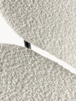 Sillas></noscript>Westwing Collection Sillas tapizadas en tejido bouclé Ulrica, 2 uds. Bouclé Off White, negro