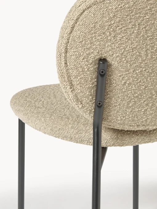 Best Sillas tapizadas en tejido bouclé Ulrica, 2 uds. Sillas