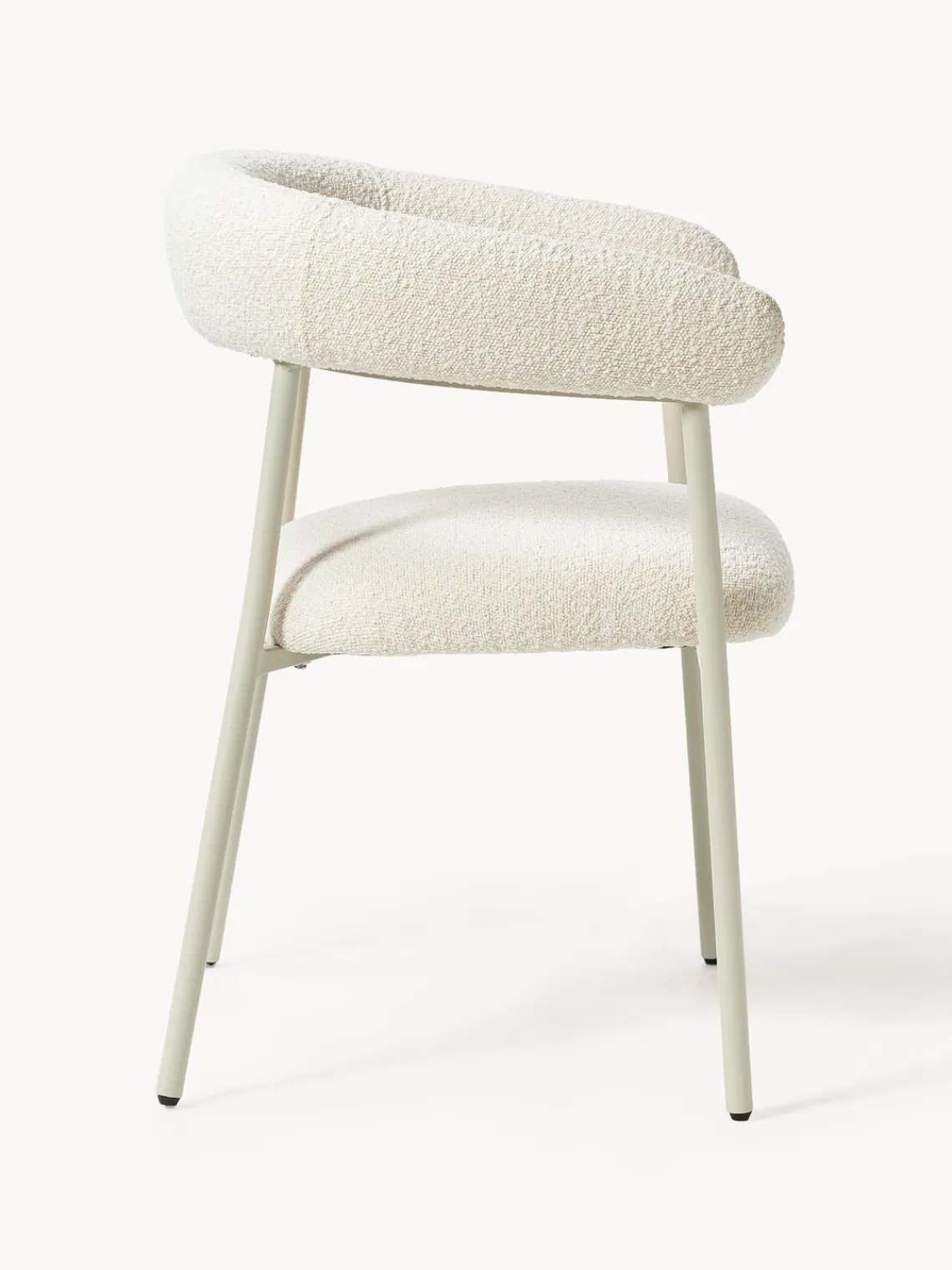 Online Sillas tapizadas en tejido bouclé Thiago, 2 uds. Sillas