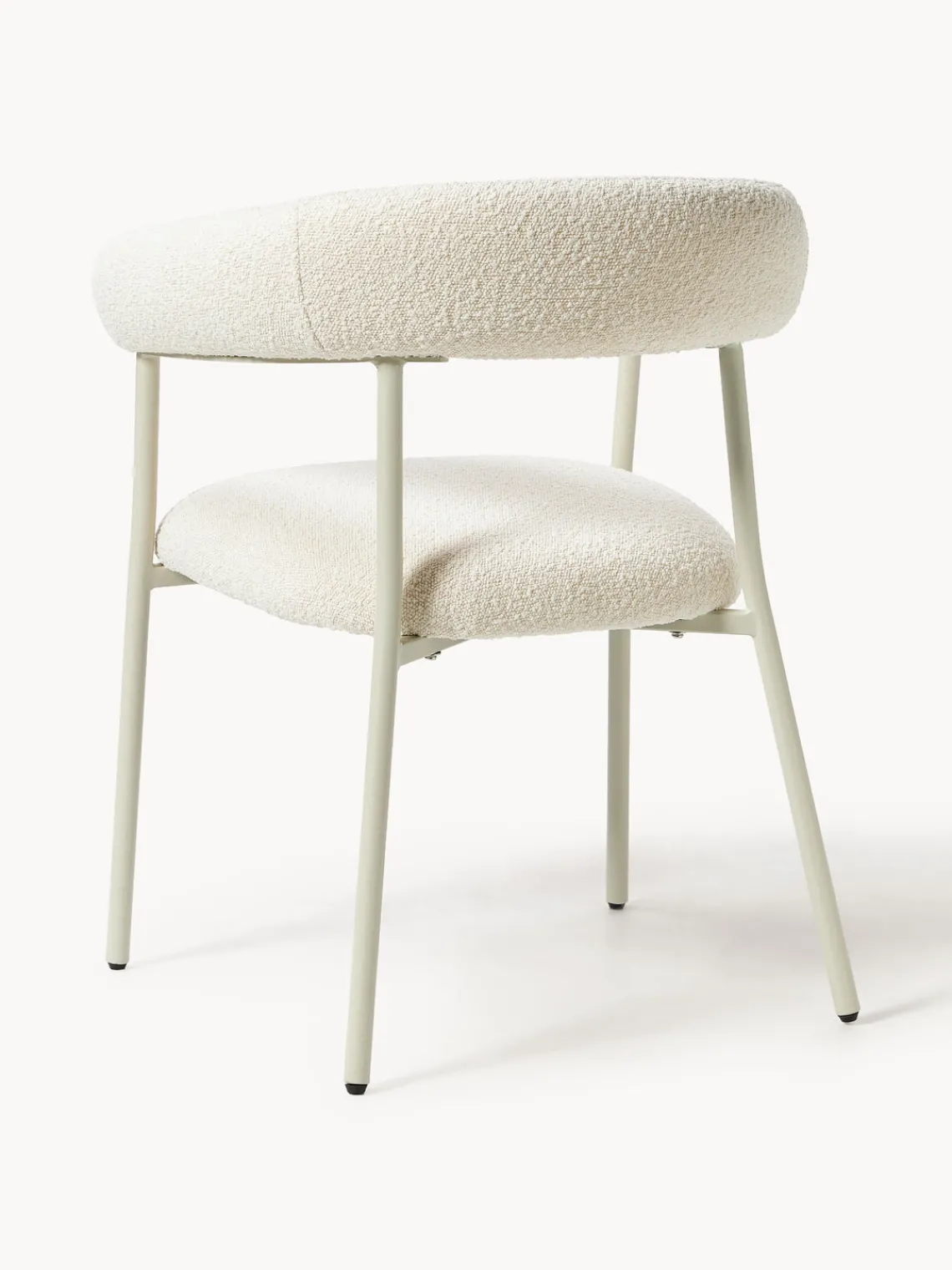 Online Sillas tapizadas en tejido bouclé Thiago, 2 uds. Sillas