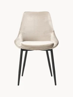 Clearance Sillas tapizadas en terciopelo Sierra, 2 uds. Sillas