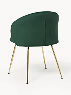 Best Sillas tapizadas en terciopelo Luisa, 2 uds. Sillas