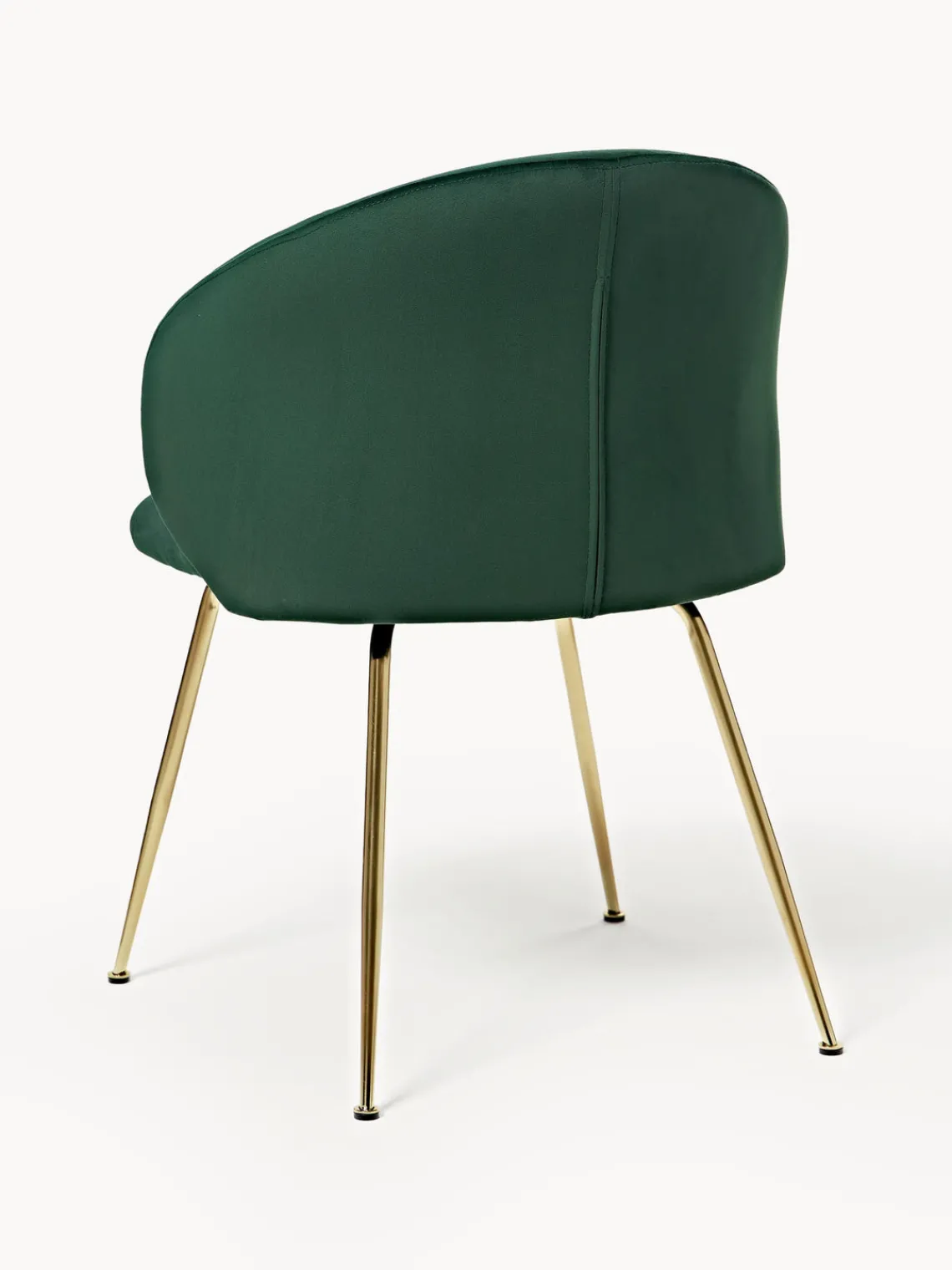 Best Sillas tapizadas en terciopelo Luisa, 2 uds. Sillas