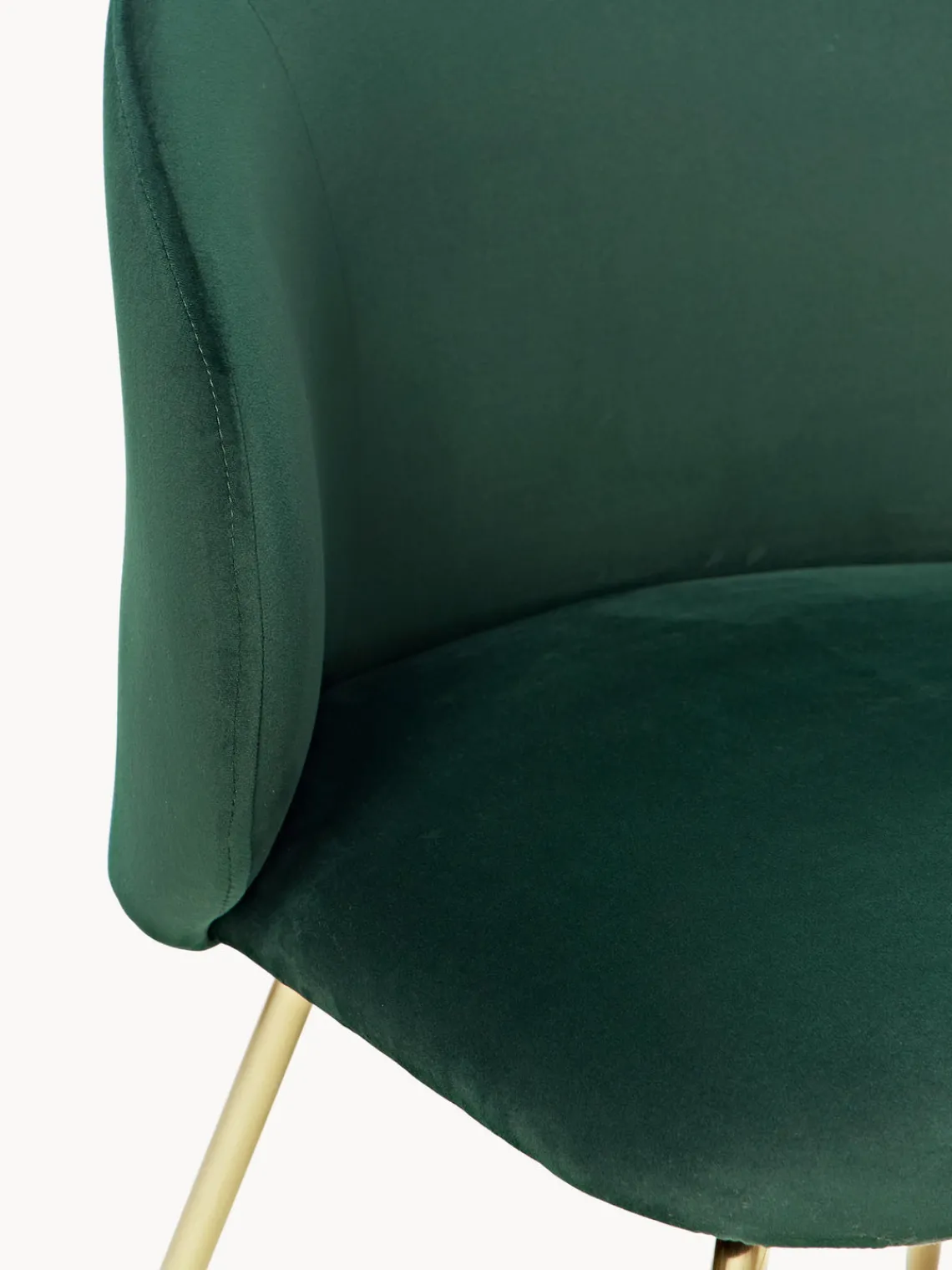 Best Sillas tapizadas en terciopelo Luisa, 2 uds. Sillas