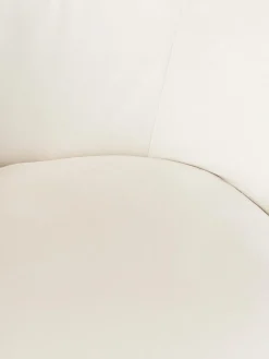Sillas></noscript>Westwing Collection Sillas tapizadas en terciopelo Luisa, 2 uds. Terciopelo blanco crema, dorado brillante