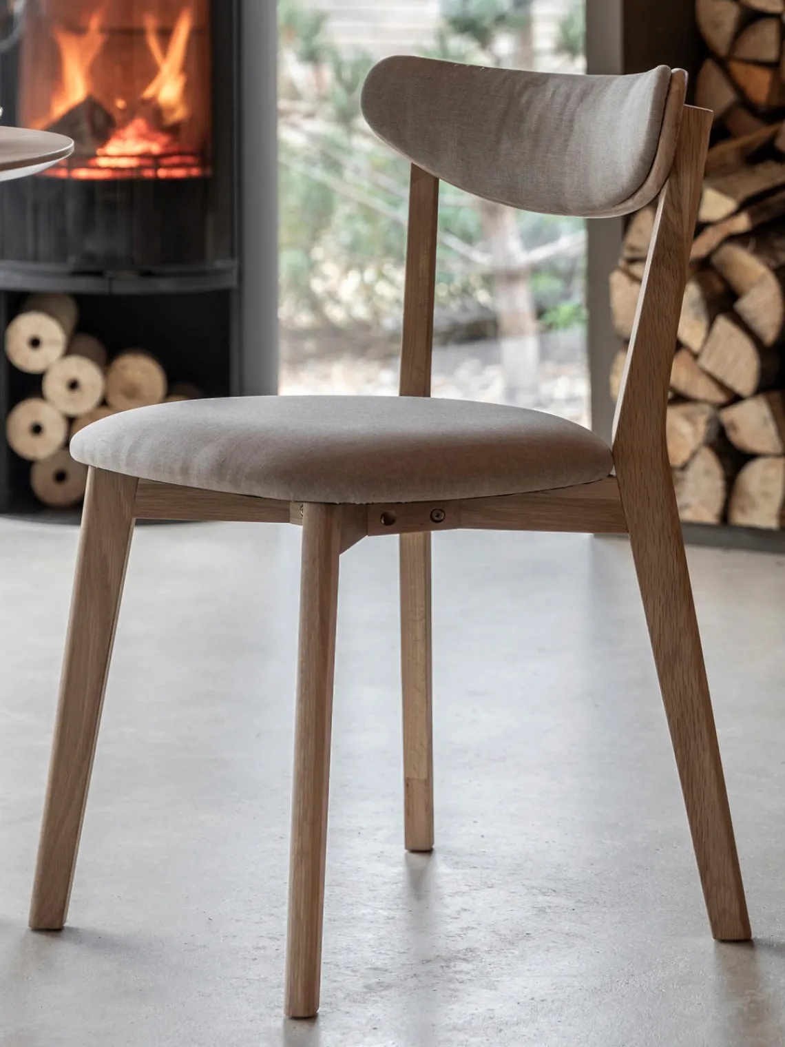 Discount Sillas tapizadas Hatfield, 2 uds. Sillas