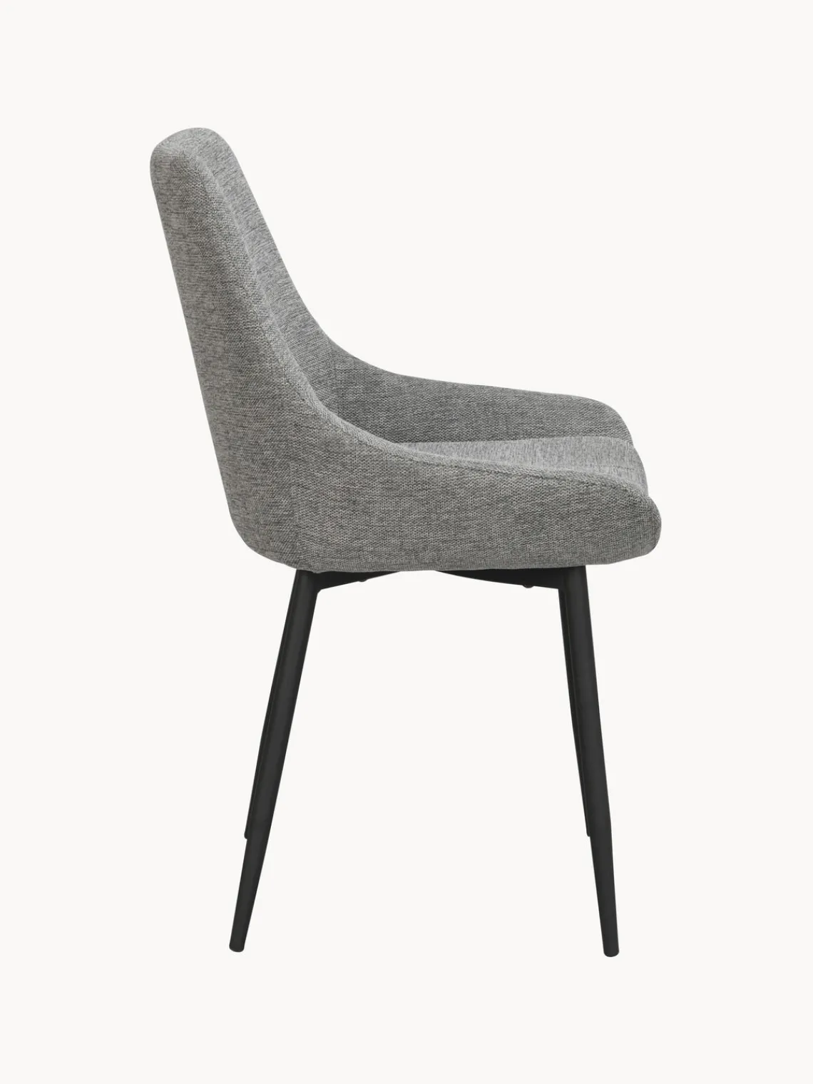 Sillas>Rowico Home Sillas tapizadas Sierra, 2 uds. Tejido gris