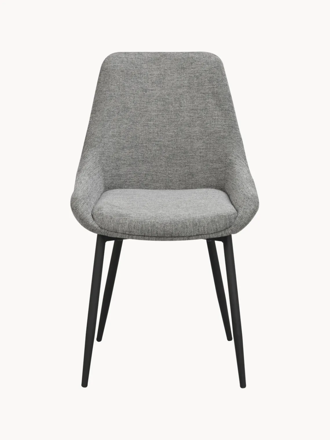 Sillas>Rowico Home Sillas tapizadas Sierra, 2 uds. Tejido gris