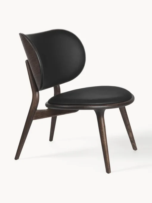 Clearance Sillón artesanal de cuero y madera Rocker Sillones Pequeños|Sillones