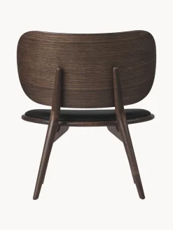 Clearance Sillón artesanal de cuero y madera Rocker Sillones Pequeños|Sillones