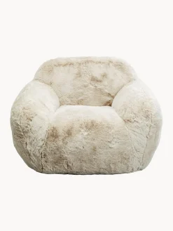 Discount Sillón artesanal de piel sintética Mika Sillones Pequeños|Sillones