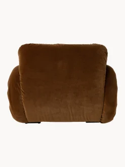 Sillones Pequeños|Sillones></noscript>HKLIVING Sillón artesanal de terciopelo Arc Terciopelo marrón, blanco crema