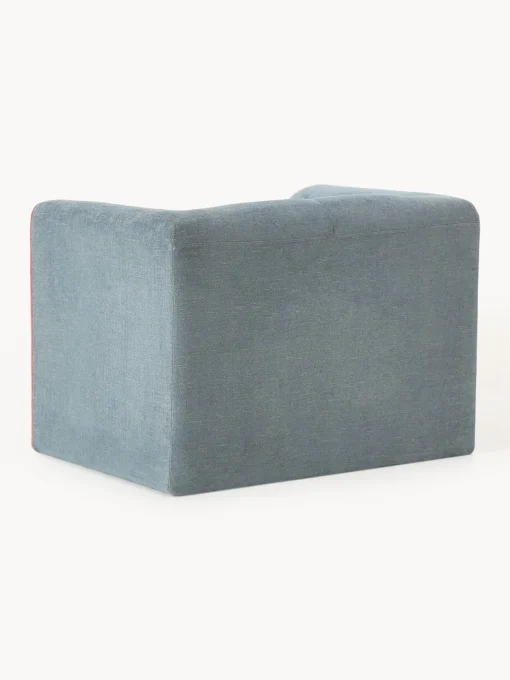 Butacas|Sillones>Westwing Collection Sillón Bobi Tejido azul, rosa palo