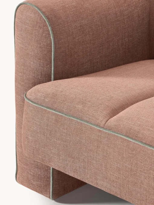 Butacas|Sillones>Westwing Collection Sillón Bobi Tejido terracota, verde oliva