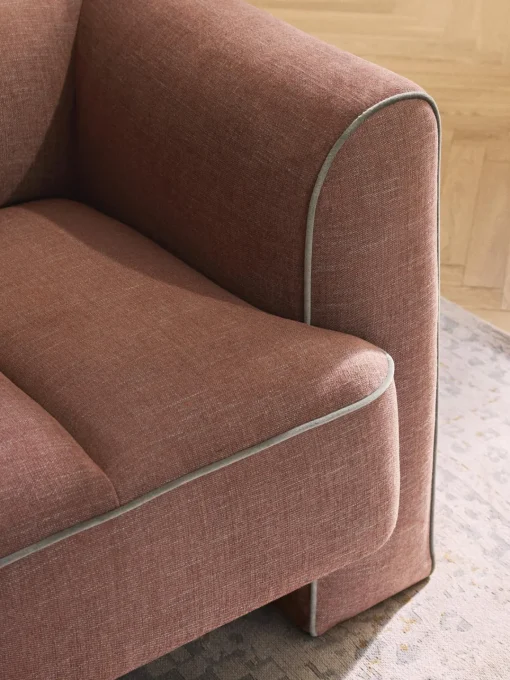 Butacas|Sillones>Westwing Collection Sillón Bobi Tejido terracota, verde oliva