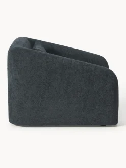 Sillones Cama|Sillones></noscript>Westwing Collection Sillón cama de borreguillo bouclé Eliot Borreguillo bouclé gris antracita