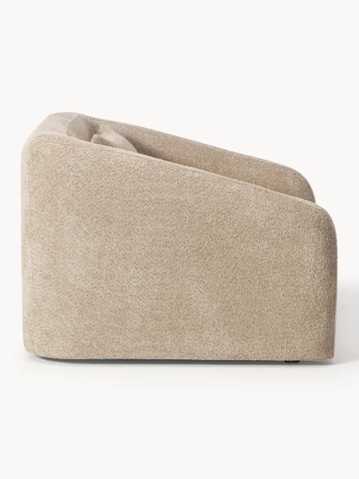 Sillones Cama|Sillones>Westwing Collection Sillón cama de borreguillo bouclé Eliot Borreguillo bouclé beige