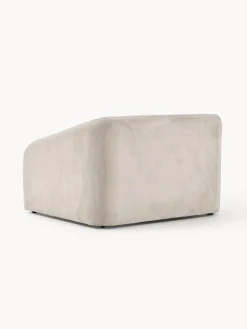 Sillones Cama|Sillones></noscript>Westwing Collection Sillón cama Eliot Tejido aterciopelado blanco crema