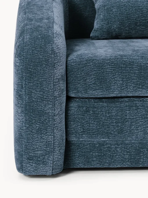 Sillones Cama|Sillones>Westwing Collection Sillón cama Eliot Tejido azul oscuro, suave