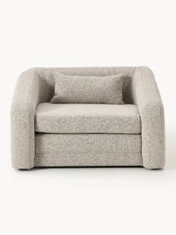 Hot Sillón cama en tejido bouclé Eliot Sillones Cama|Sillones