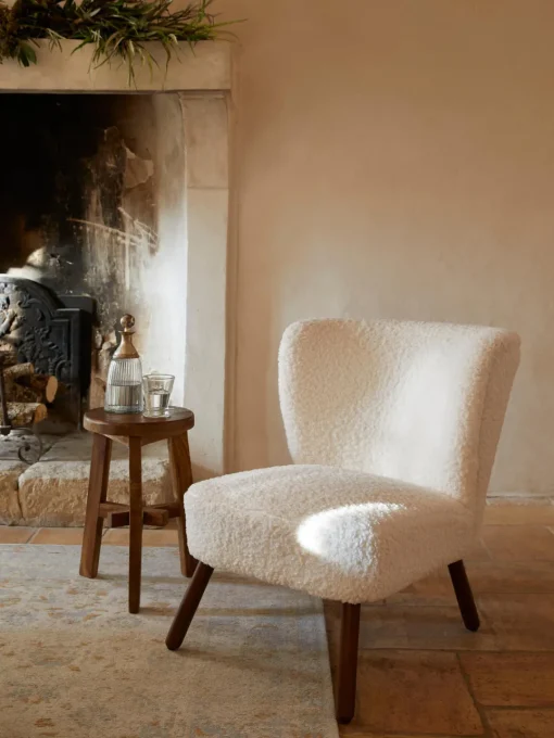 Sillones Pequeños|Sillones>Westwing Collection Sillón cóctel de borreguillo Robine