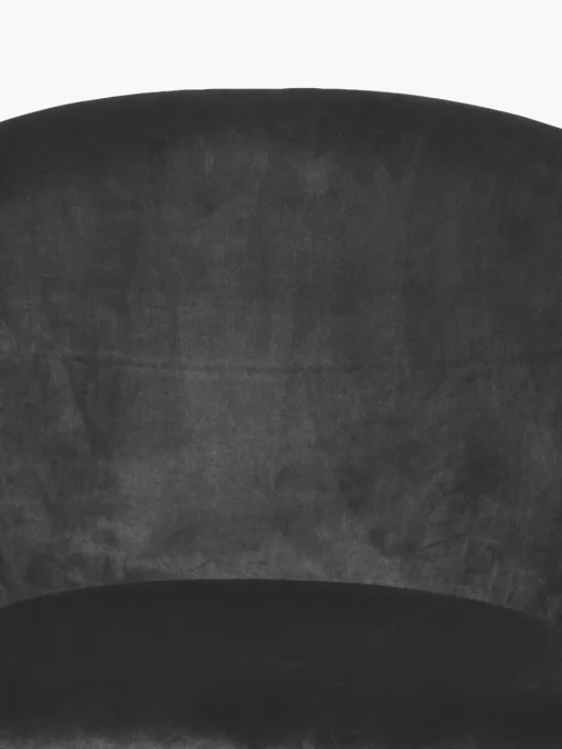 Sillones Pequeños|Sillones> Sillón cóctel de terciopelo Center Terciopelo gris oscuro