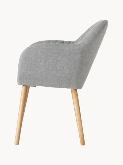 Sale Sillón con patas de madera Emilia Sillas Con Reposabrazos|Sillas