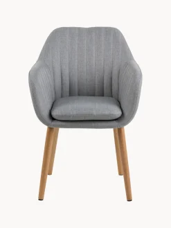 Sale Sillón con patas de madera Emilia Sillas Con Reposabrazos|Sillas