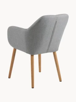 Sale Sillón con patas de madera Emilia Sillas Con Reposabrazos|Sillas