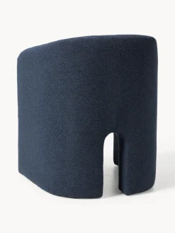 Sillas Con Reposabrazos|Sillas></noscript>Westwing Collection Sillón con reposabrazos en tejido bouclé Mairo Bouclé gris azulado