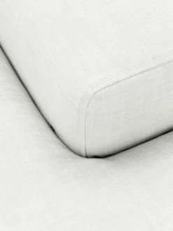 Butacas|Sillones></noscript>Westwing Collection Sillón con tapizado desenfundable Russell Tejido blanco Off White jaspeado