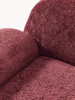 Sillones Pequeños|Sillones></noscript>Westwing Collection Sillón de borreguillo bouclé Wolke Borreguillo bouclé rojo vino
