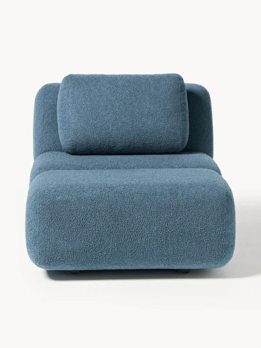 Butacas|Sillones>Westwing Collection Sillón de borreguillo Caterpillar Boreguillo gris azulado