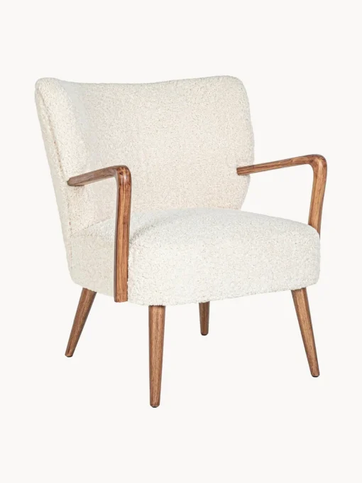 Outlet Sillón de borreguillo con reposabrazos Moritz Sillones Pequeños|Sillones