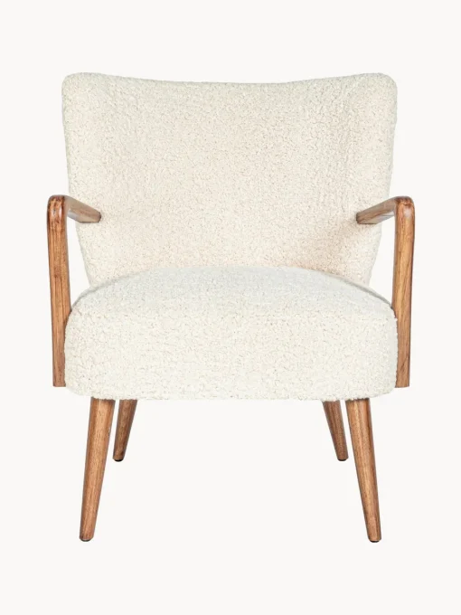 Outlet Sillón de borreguillo con reposabrazos Moritz Sillones Pequeños|Sillones