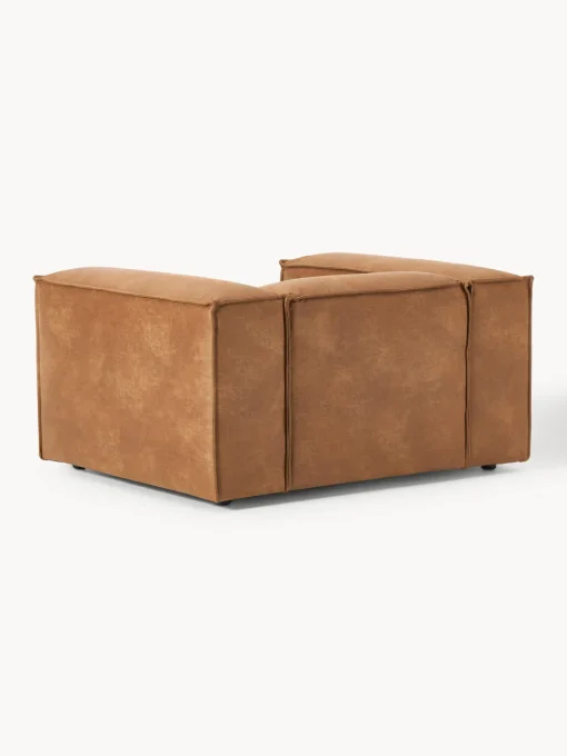 Butacas|Sillones>Westwing Collection Sillón de cuero reciclado Lennon Cuero marrón