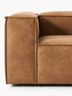 Butacas|Sillones></noscript>Westwing Collection Sillón de cuero reciclado Lennon Cuero marrón