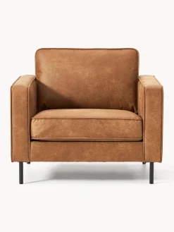 Butacas|Sillones></noscript>Westwing Collection Sillón de cuero reciclado Hunter Cuero marrón
