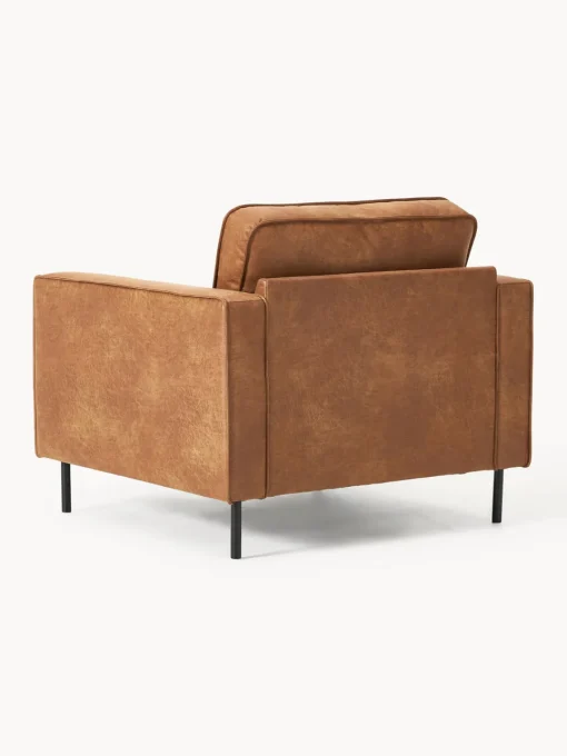 Butacas|Sillones>Westwing Collection Sillón de cuero reciclado Hunter Cuero marrón