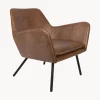 Discount Sillón de cuero sintético Bon Sillones Pequeños|Sillones